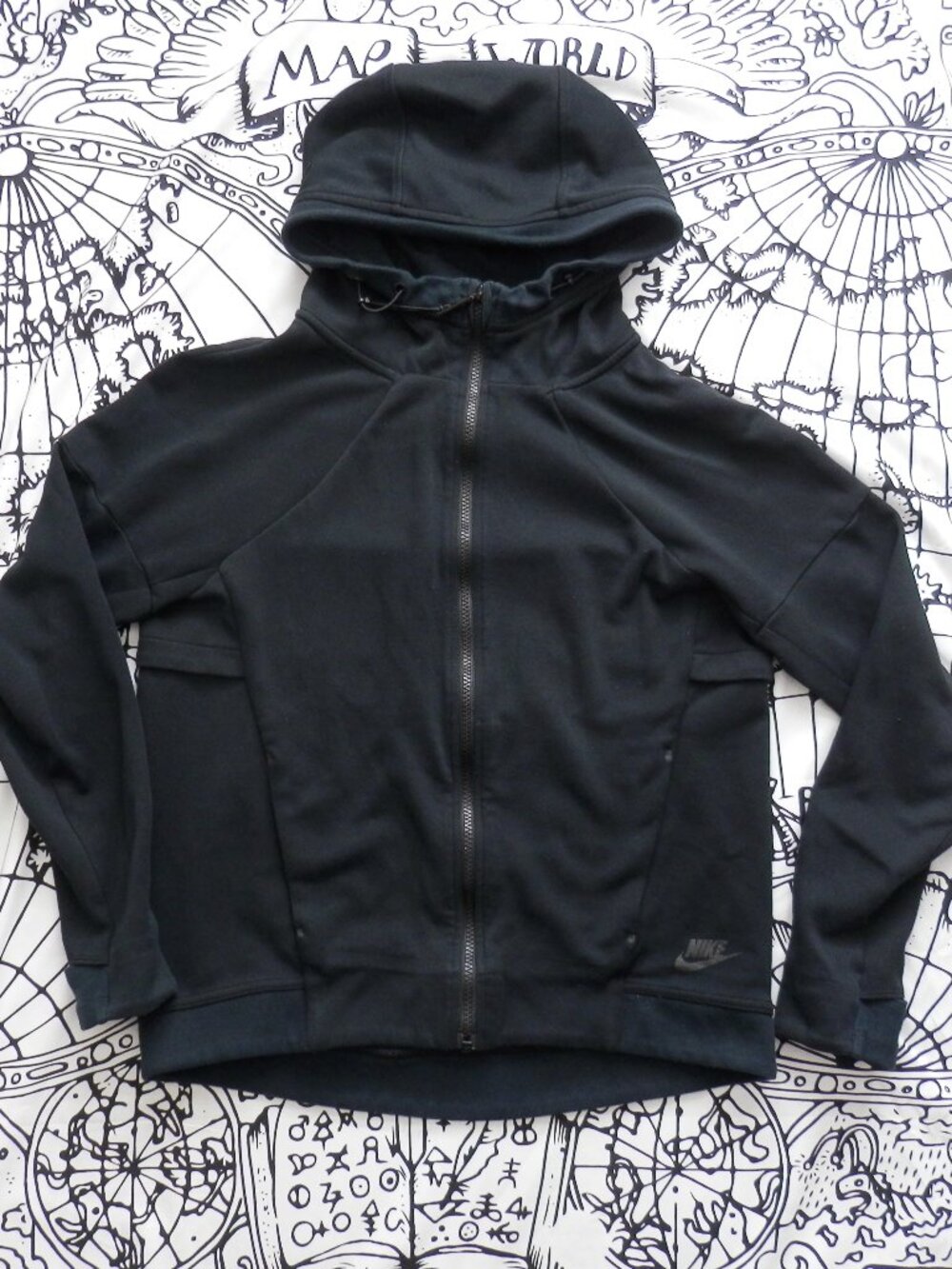 Nike || Women's Black Therma Fit Running Activewear Fleece Hoodie